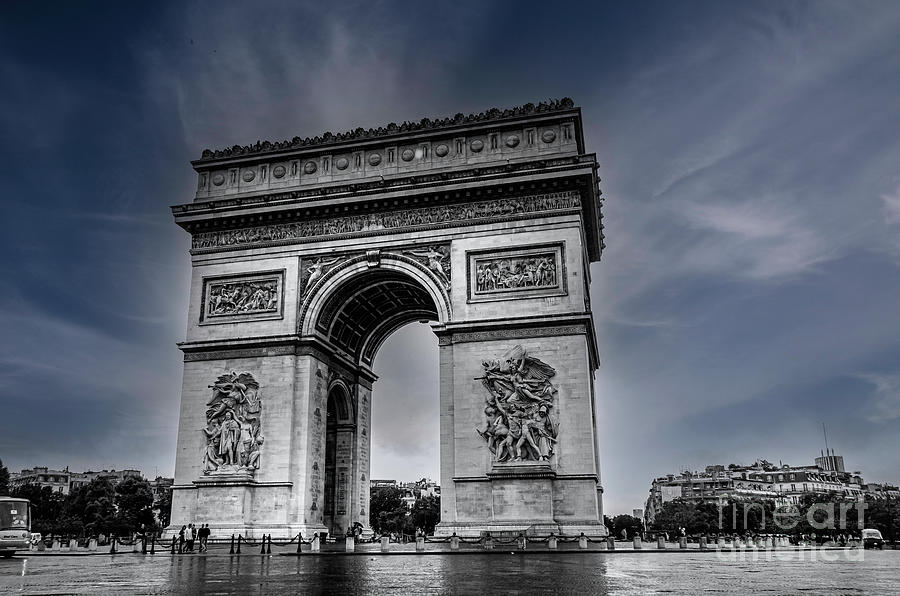 Arc de Triomphe #1 Digital Art by Pravine Chester