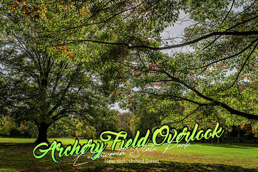 Archery Field Overlook Letchworth State Park New York Photograph by Gestalt Imagery Fine Art