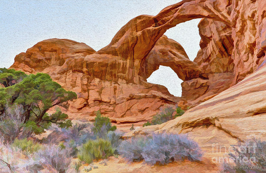 Arches National Park #1 Digital Art by Walter Colvin