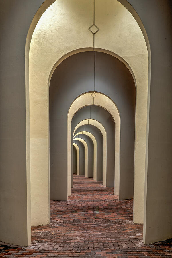 Arches of the Ferguson Center #1 Photograph by Jerry Gammon