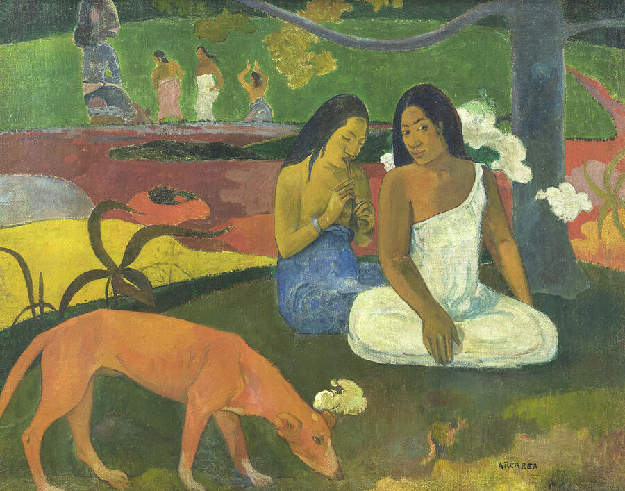 Arearea, from 1892 Painting by Paul Gauguin