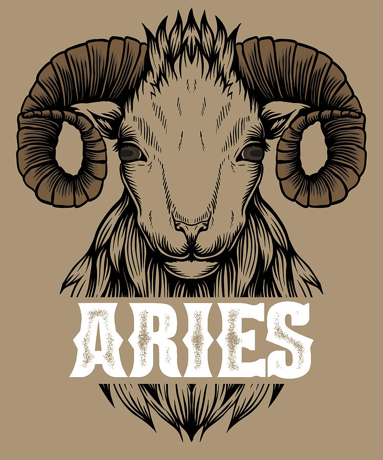 Aries Zodiac Horoscope Astrology Birthday Digital Art by Ari Shok ...
