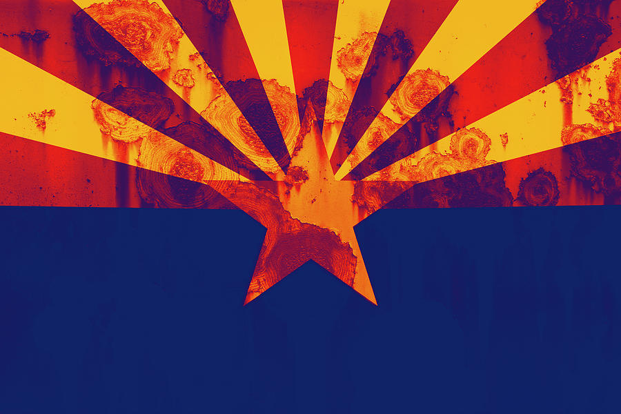 Arizona State Flag Photograph