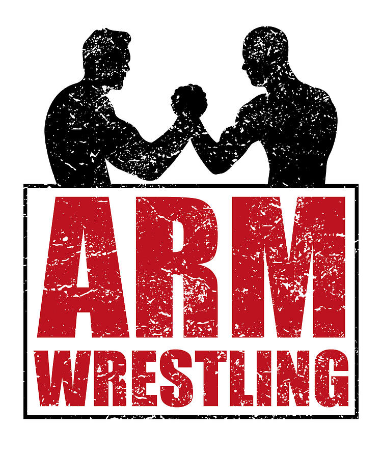 Armwrestling Arm Wrestling Armfighting Gift Digital Art by John Romeo ...