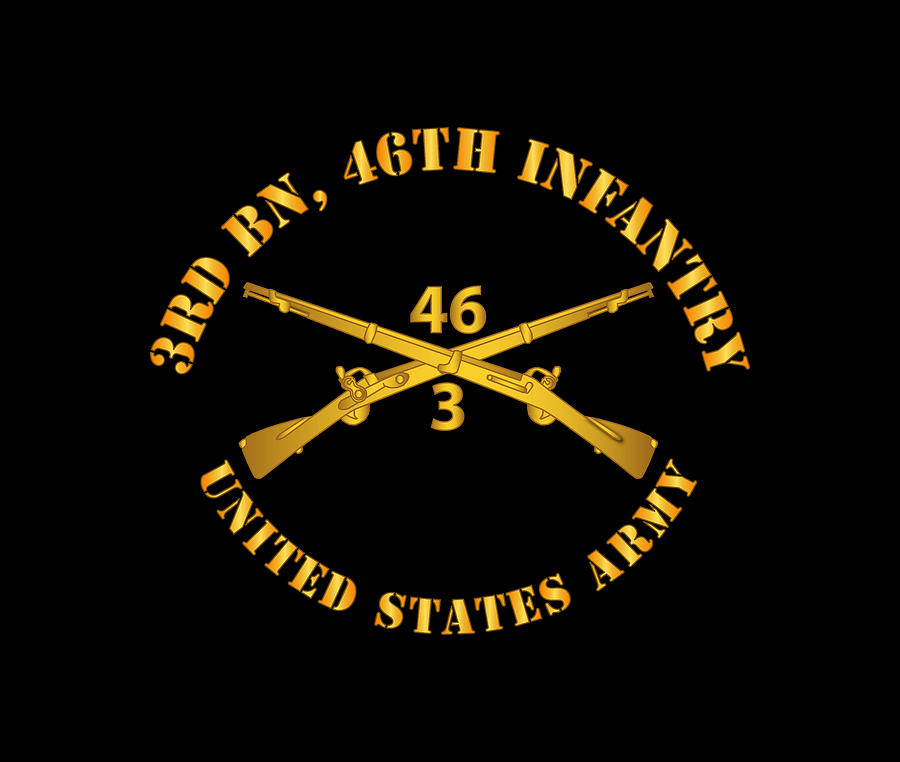 Army - 3rd Bn 46th Infantry Regt - Infantry Br Digital Art by Tom ...