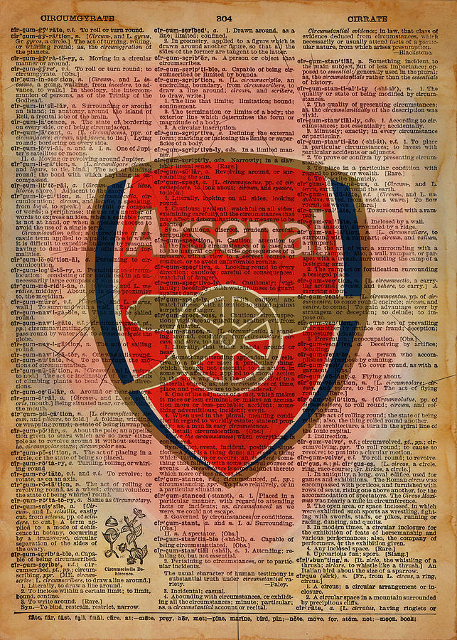 Arsenal FC Drawing by Leith Huber - Fine Art America