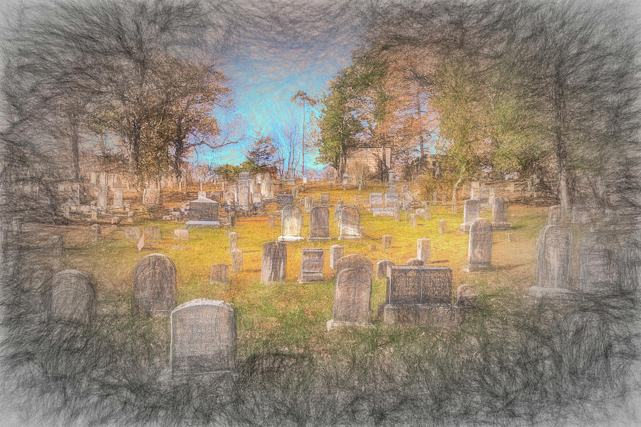 Art Of Sleepy Hollow Cemetery  #1 Photograph by David Pyatt