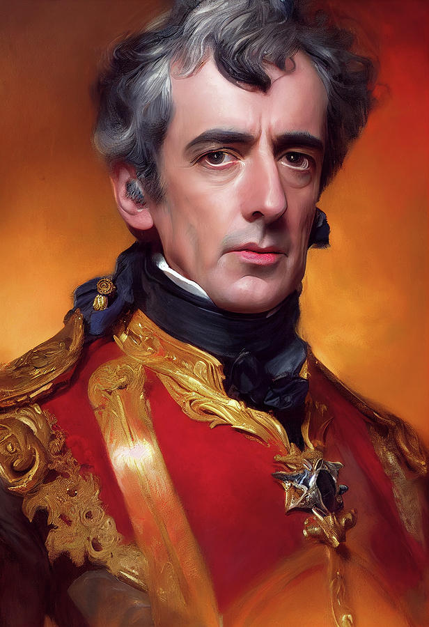 Arthur Wellesley, 1st Duke of Wellington Inspired Portrait Digital Art ...