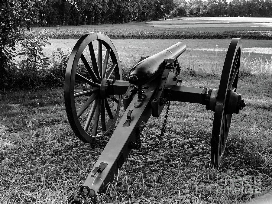 Artillery at East Cavalry Field Photograph by William E Rogers - Fine ...