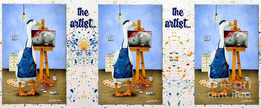 Artist, The... #2 Painting by Will Bullas