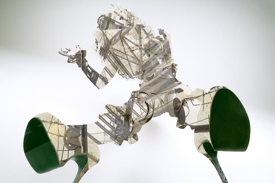 Artistic Shoes Industrial Digital Art by Stephane Poirier