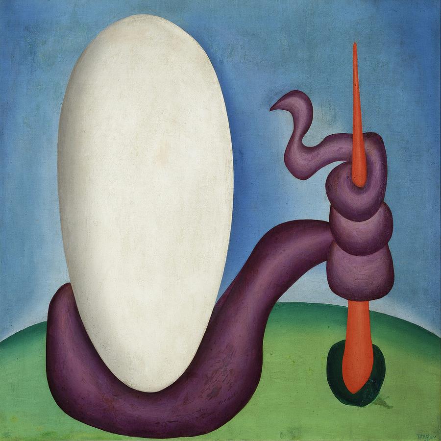 Artwork by Tarsila do Amaral #1 Painting by Canvas Majesty Art - Fine ...