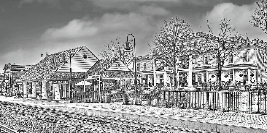 Ashland Va Virginia Ashland Depot And Henry Clay Inn Photograph By Dave