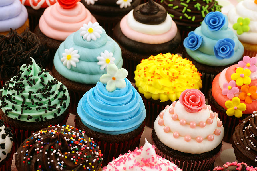 Assortment of Cupcakes #1 Photograph by TheCrimsonMonkey