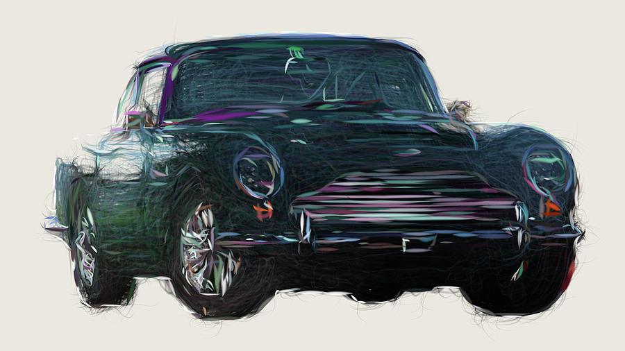 aston martin db5 drawing