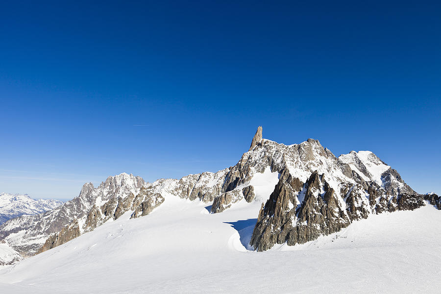 At Pointe Helbronner, Mont Blanc Massif #1 Photograph by Flavio Vallenari