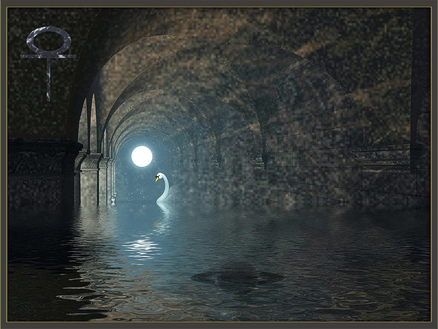 At the end of the tunnel #1 Digital Art by Harald Dastis