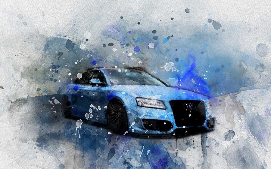 Audi A5 Csm 001 Tuning Low Rider Supercars Audi A5 Digital Art by Bren ...