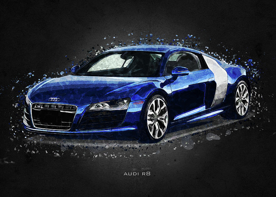 Audi R8 Digital Art by Gab Fernando