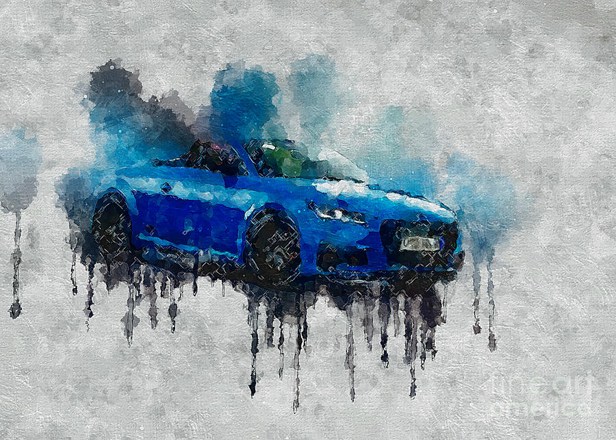 Audi TTS competition plus Roadster 2021 Digital Art by Marietta Beatty ...