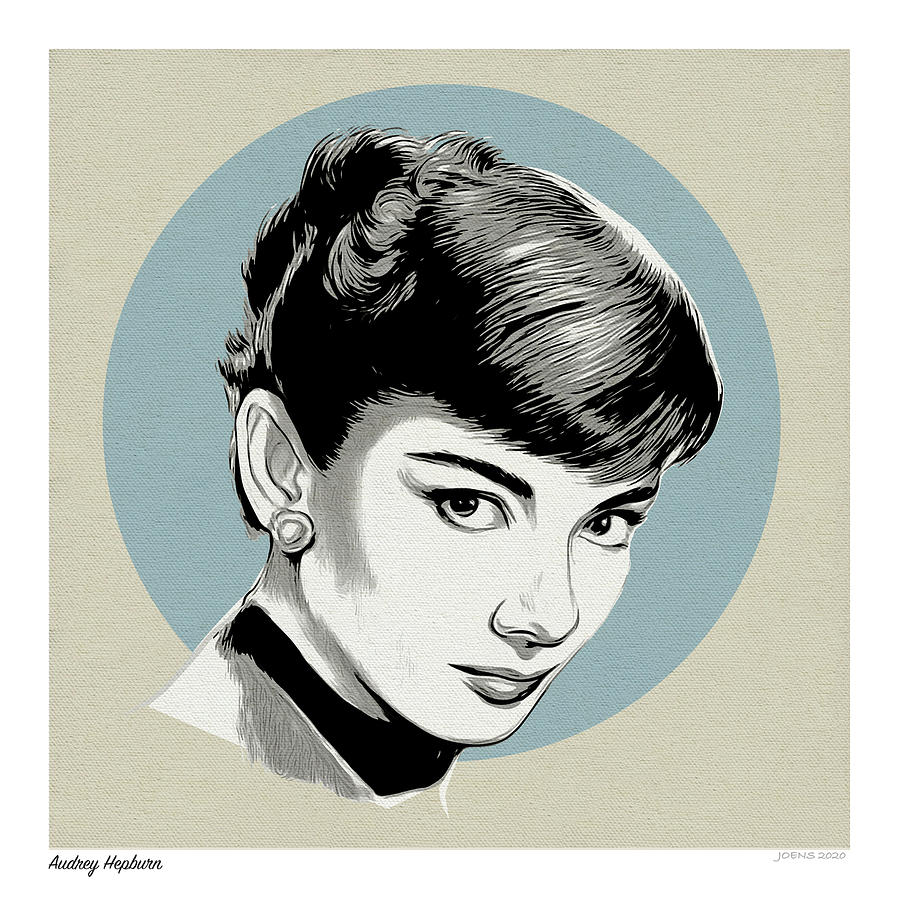 Audrey Hepburn Mixed Media - Audrey #1 by Greg Joens
