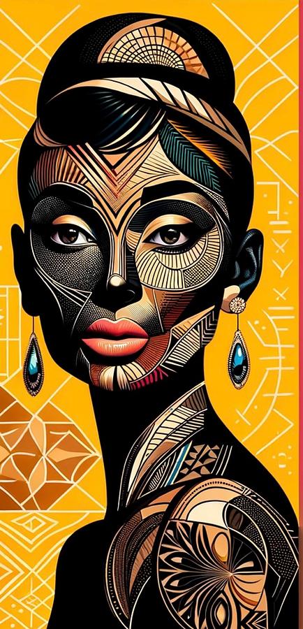 Audrey Hepburn #2 Painting by Emeka Okoro