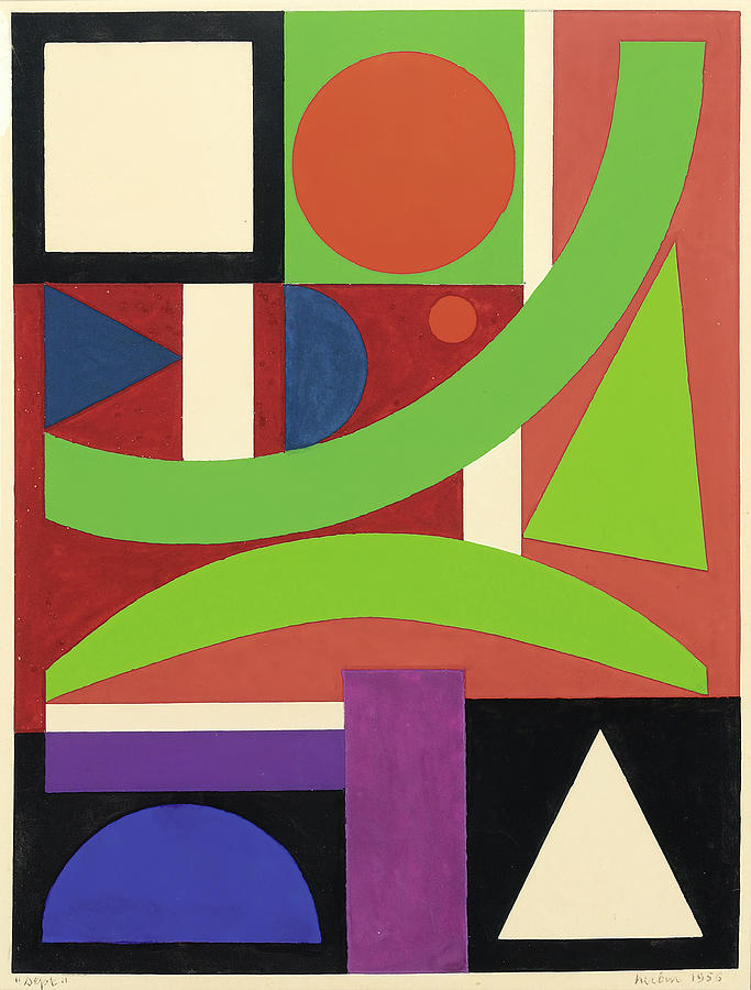 Auguste Herbin A Pioneer in Abstract Expressionism Painting by Mohamed ...