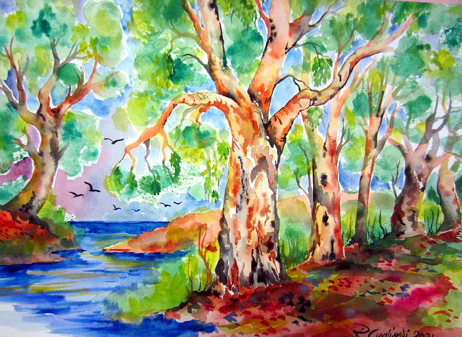 Aussie Outback #1 Painting by Roberto Gagliardi