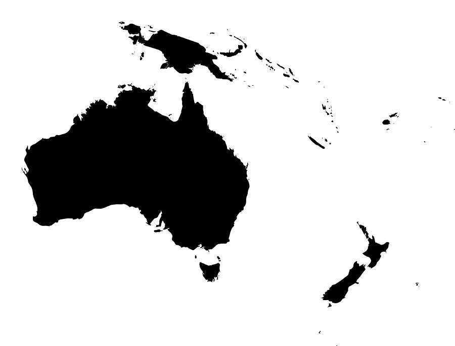 Australia Map #1 Drawing by Bamlou