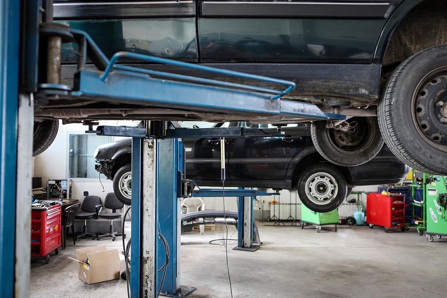 Automobile Repair Shop #1 Photograph by Nenov Automobile Repair Shop #1 Photograph by Nenov