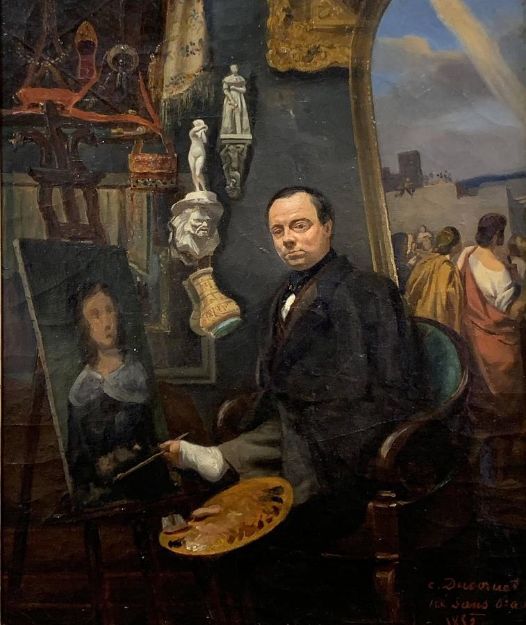 Autoportrait Selfportrait Painting by Louis Joseph Cesar Fine Art America