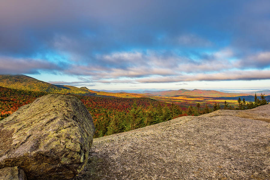 Autumn Erratic, Middle Sugarloaf. #1 Photograph by Jeff Sinon