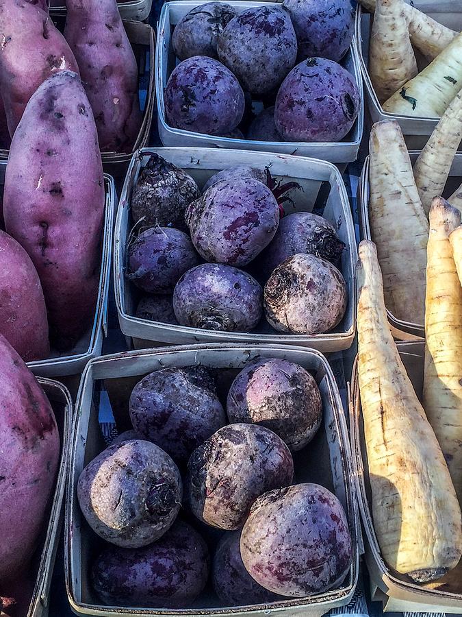 Yams, Beets, And Parsnips Photograph
