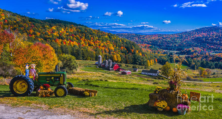 Autumn in Barnet Vermont. Photograph by Scenic Vermont Photography