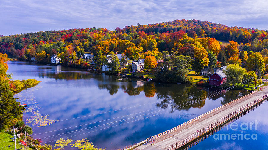 Autumn in Brookfield Vermont #1 Photograph by Scenic Vermont Photography