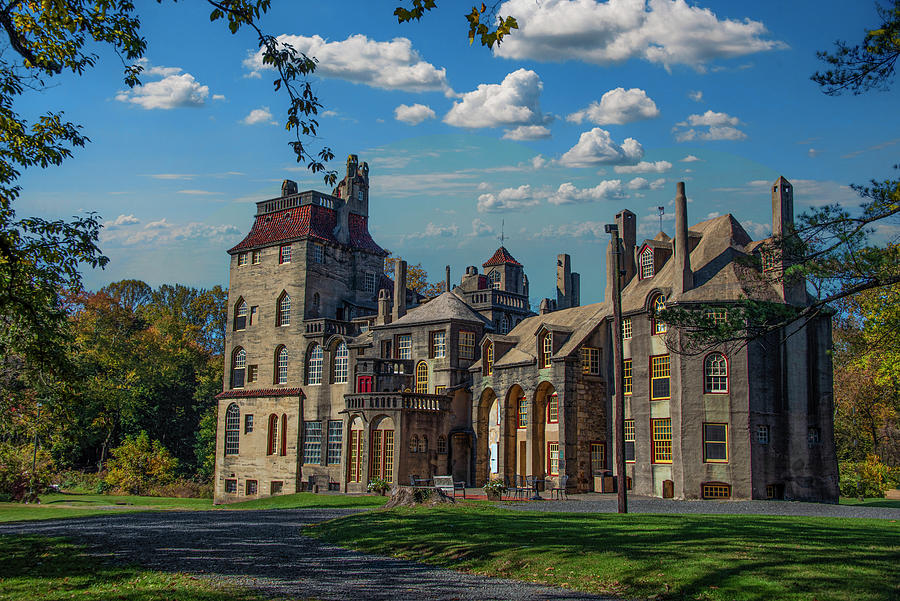 Autumn in Doylestown - Fonthill Castle #1 Photograph by Bill Cannon