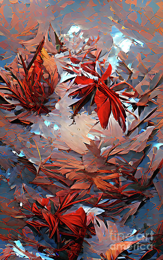 Autumn Leaves Digital Art By Elaine Manley Fine Art America