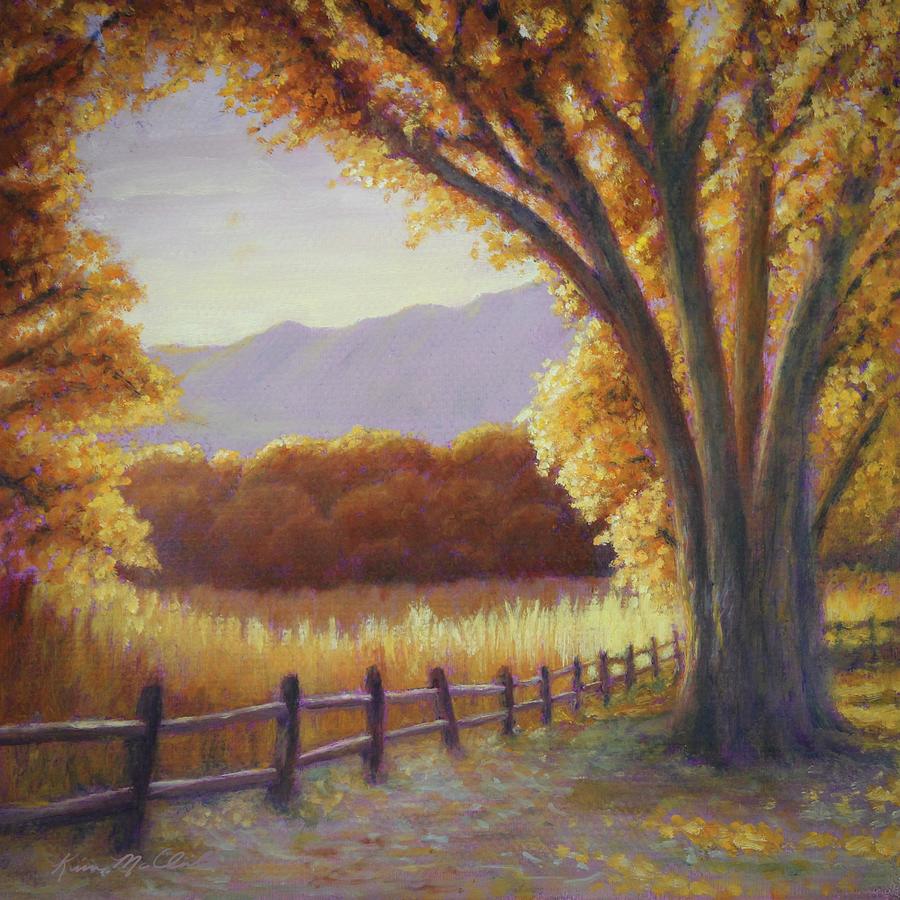 Autumn Light  #1 Painting by Kim McClinton