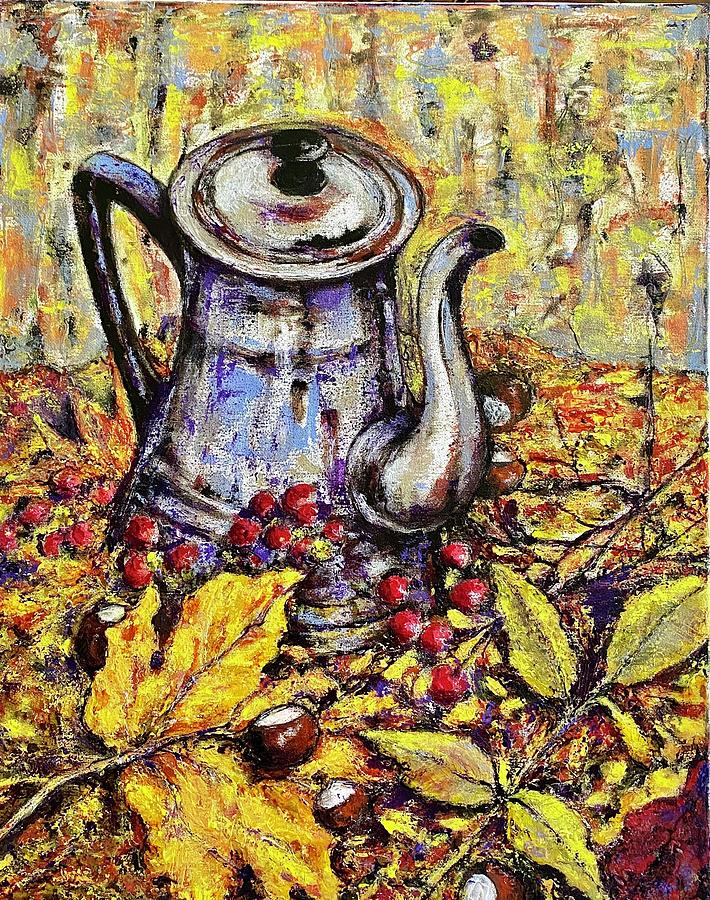 Autumn #1 Painting by Rae Chichilnitsky