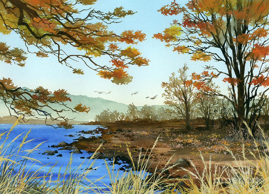 Autumn Shore #1 Painting by James Williamson