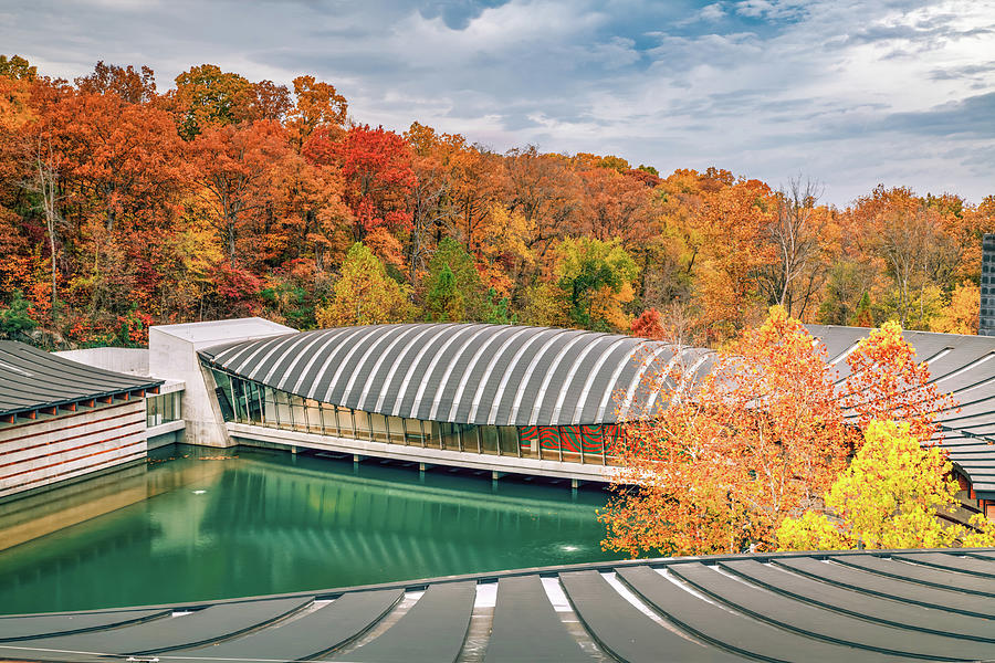 Fall Photograph - Autumn Splendor At Crystal Bridges Museum #1 by Gregory Ballos