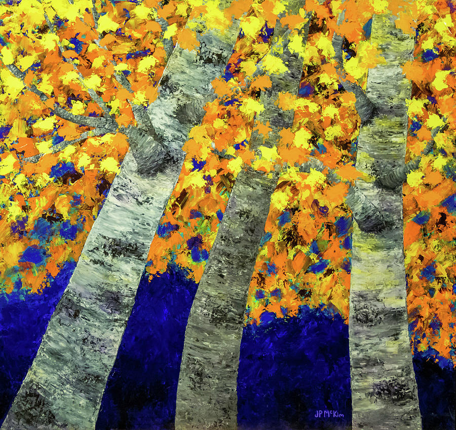 Autumn Transformation #1 Painting by JP McKim