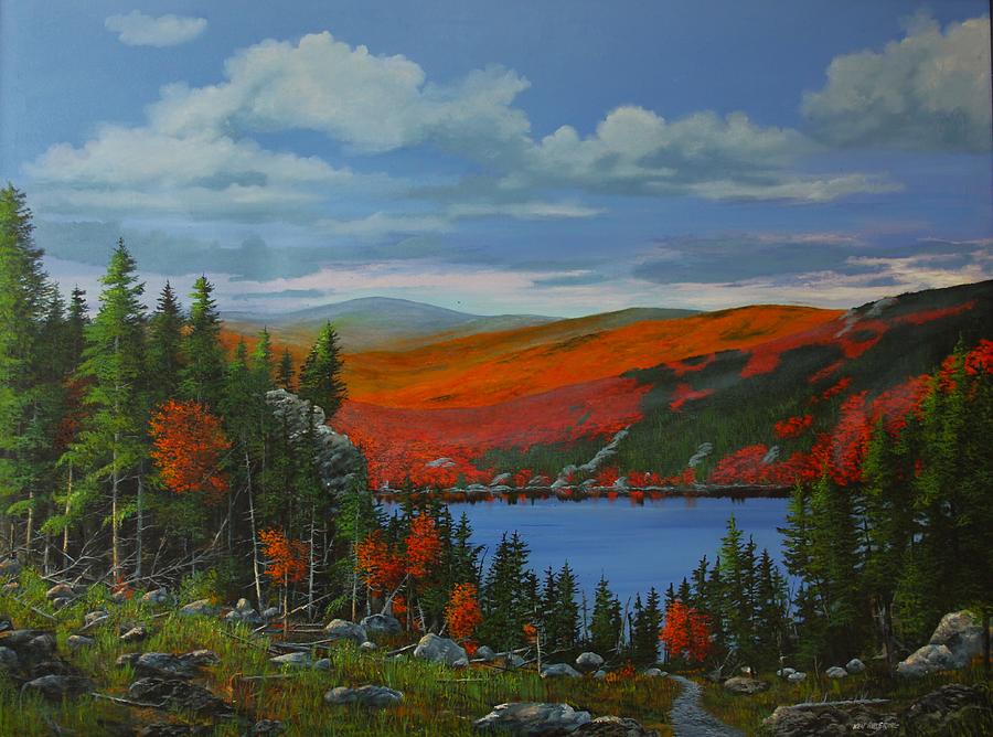 Autumn Vista #1 Painting by Ken Ahlering