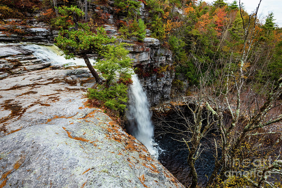 Autumn Waterfall #1 Photograph by Stef Ko