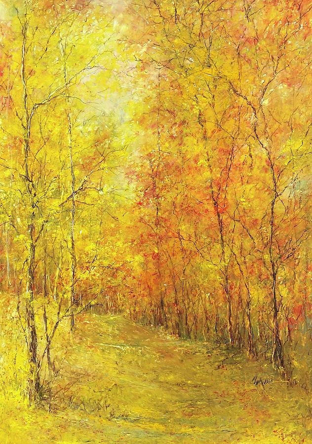 Autumn Splendor Painting by Robin Miller-Bookhout
