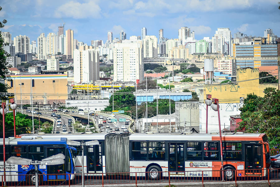 Avenue in Liberdade Neighborhood, Brazil #1 Photograph by Caíque de Abreu
