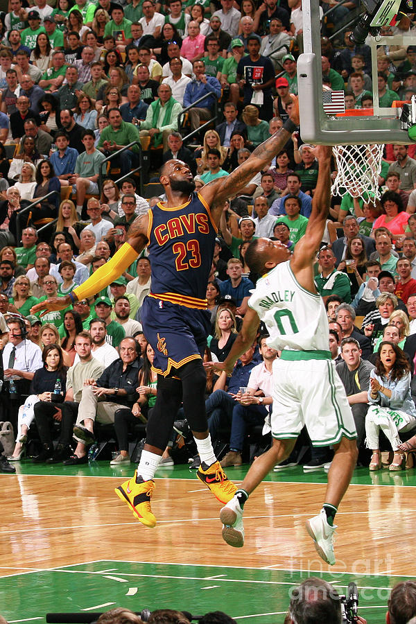 Avery Bradley and Lebron James Photograph by Nathaniel S. Butler