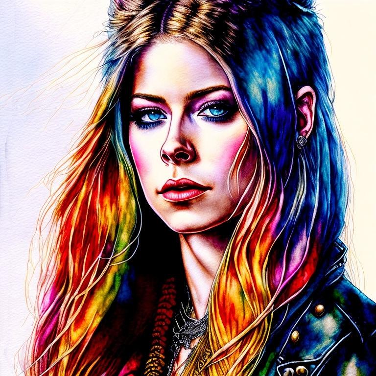 Avril Lavigne Music Digital Art by Bob Smerecki - Fine Art America