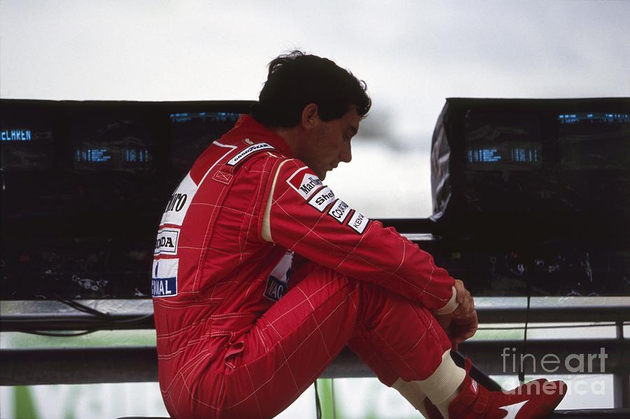 Ayrton Senna. 1992 French Grand Prix #1 Photograph by Oleg Konin