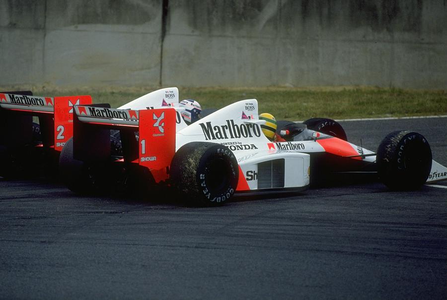 Ayrton Senna and Alain Prost #1 Photograph by Pascal Rondeau